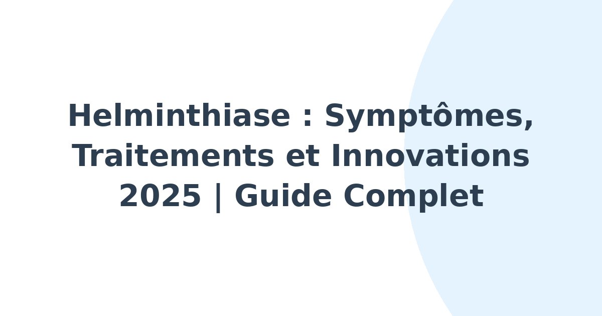 Helminthiase