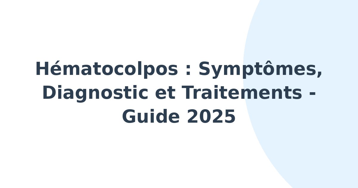 Hématocolpos