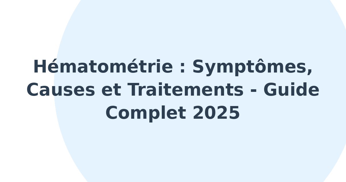 Hématométrie