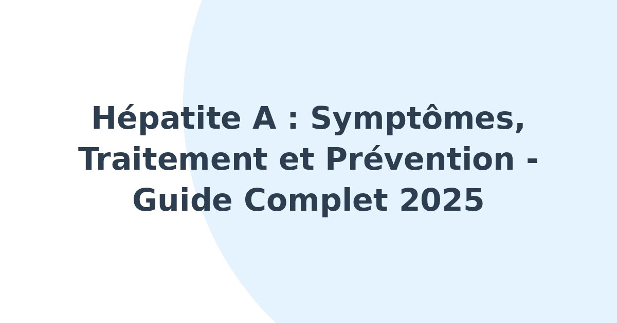 Hépatite A