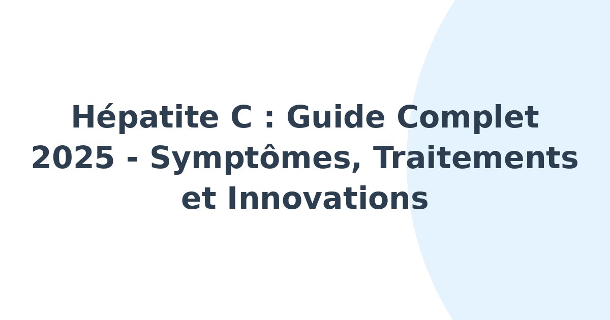 Hépatite C