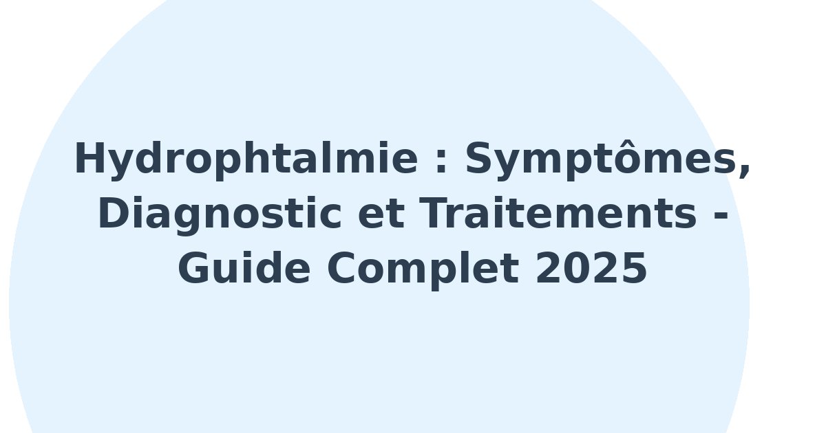 Hydrophtalmie
