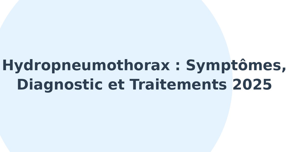 Hydropneumothorax