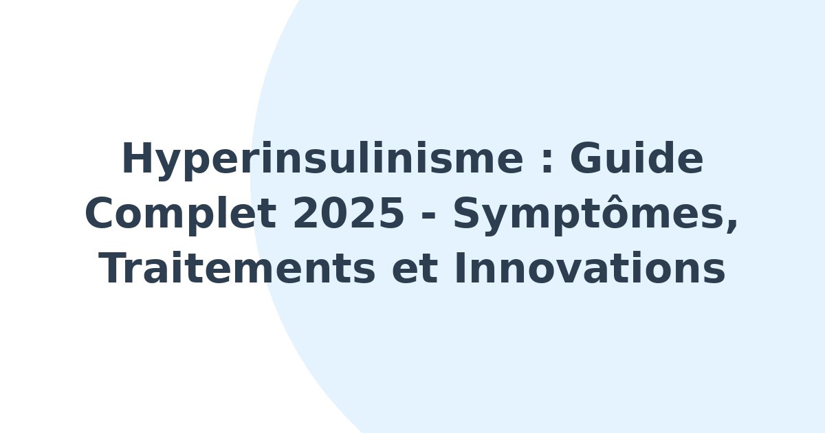 Hyperinsulinisme