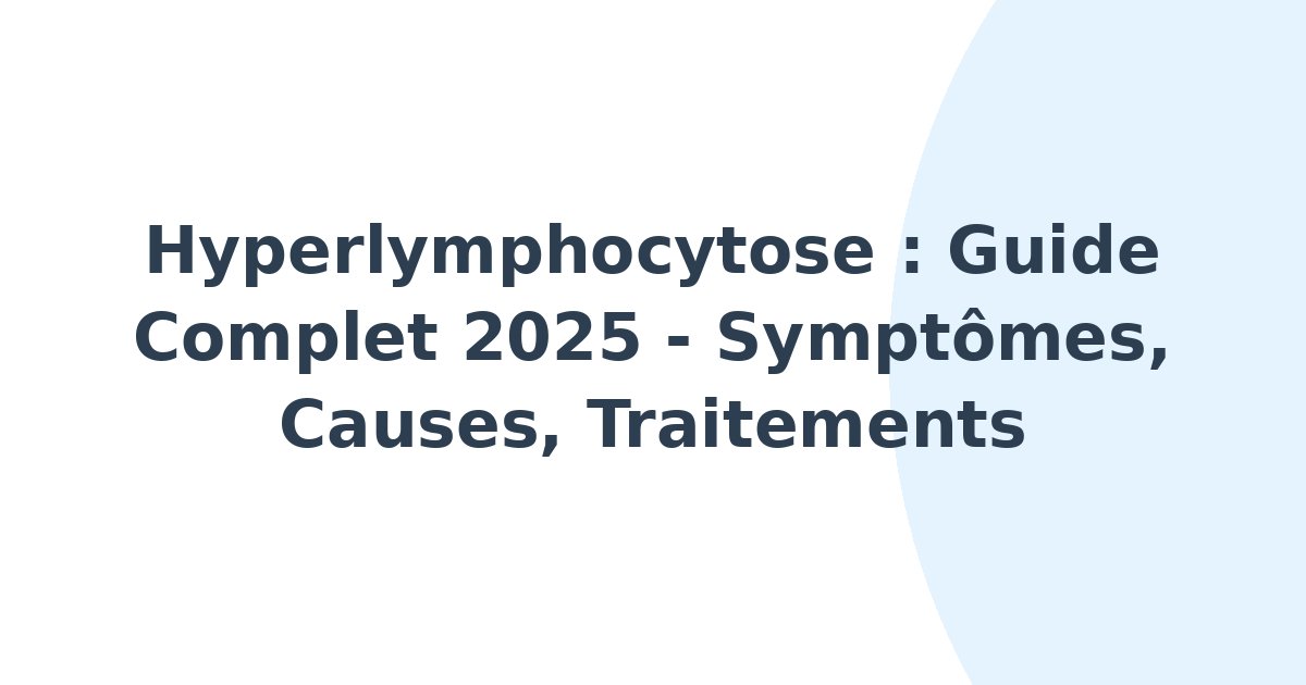 Hyperlymphocytose