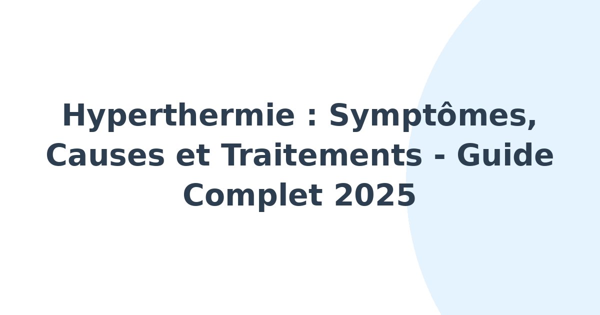 Hyperthermie