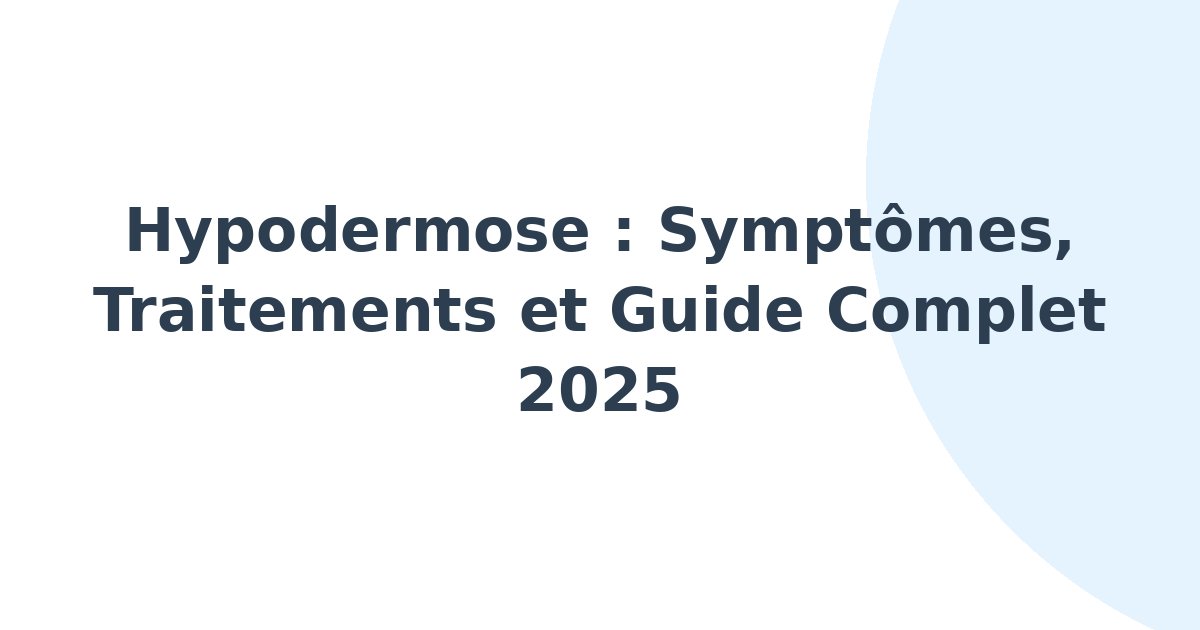 Hypodermose