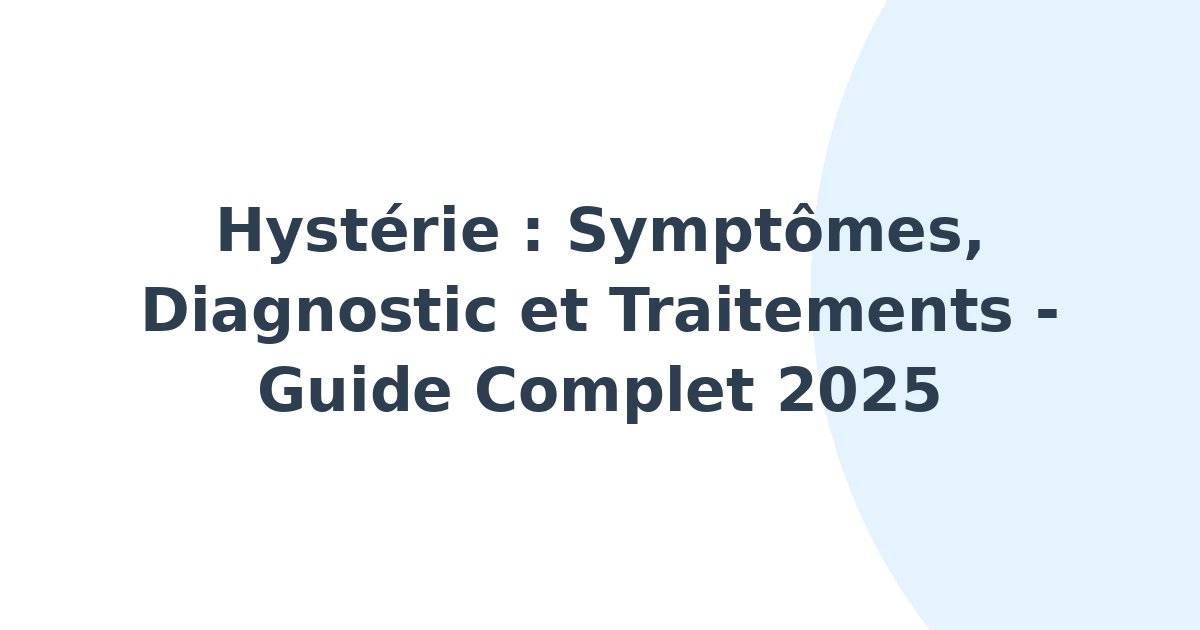 Hystérie