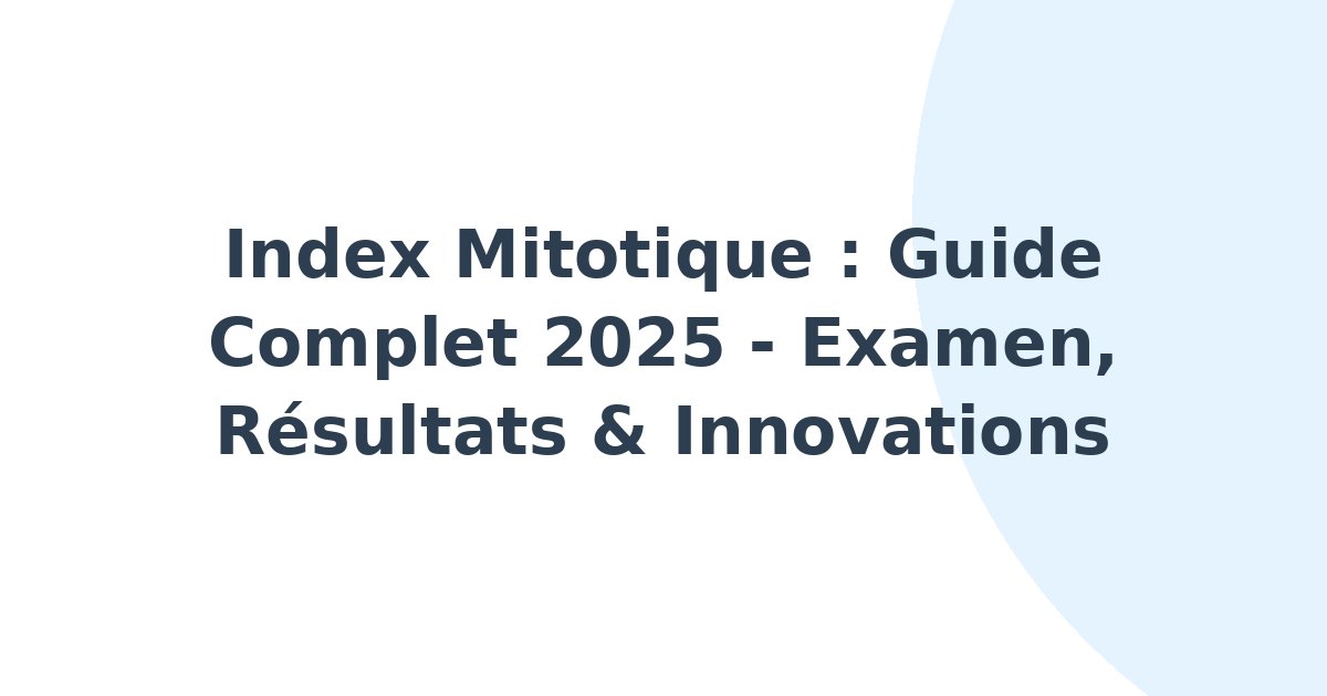Index mitotique