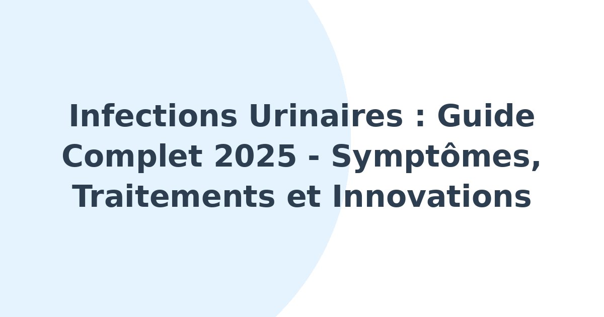 Infections urinaires