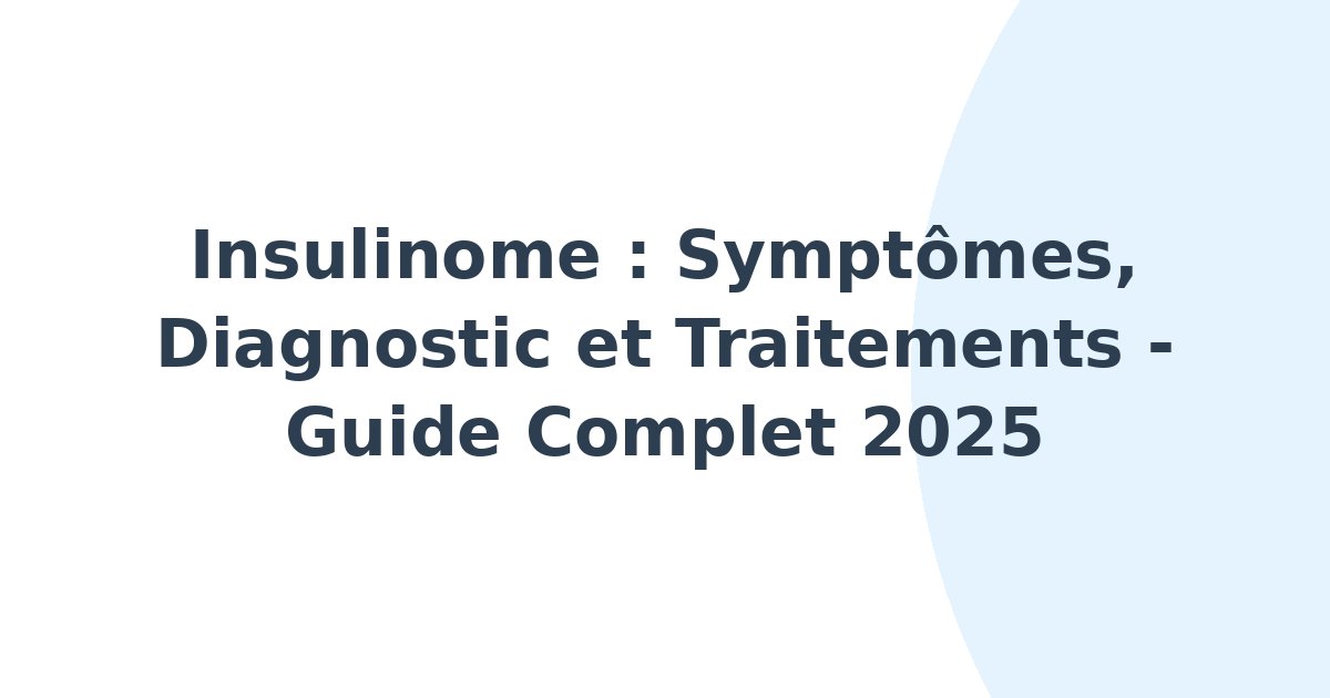 Insulinome