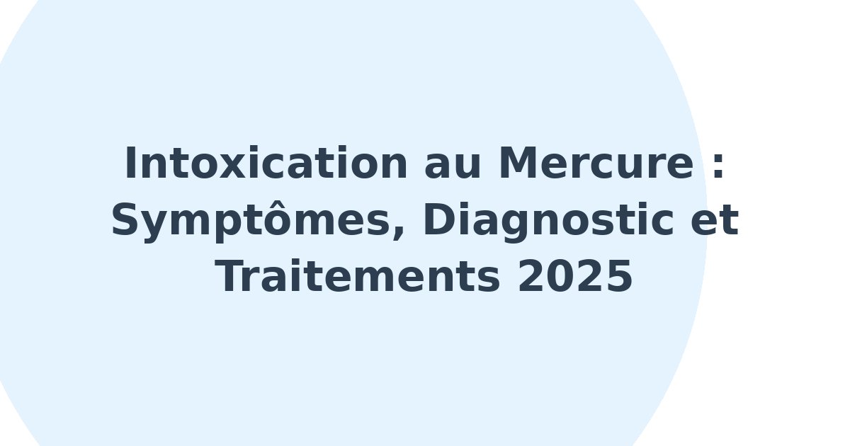 Intoxication au mercure
