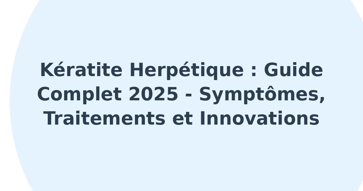 Kératite herpétique