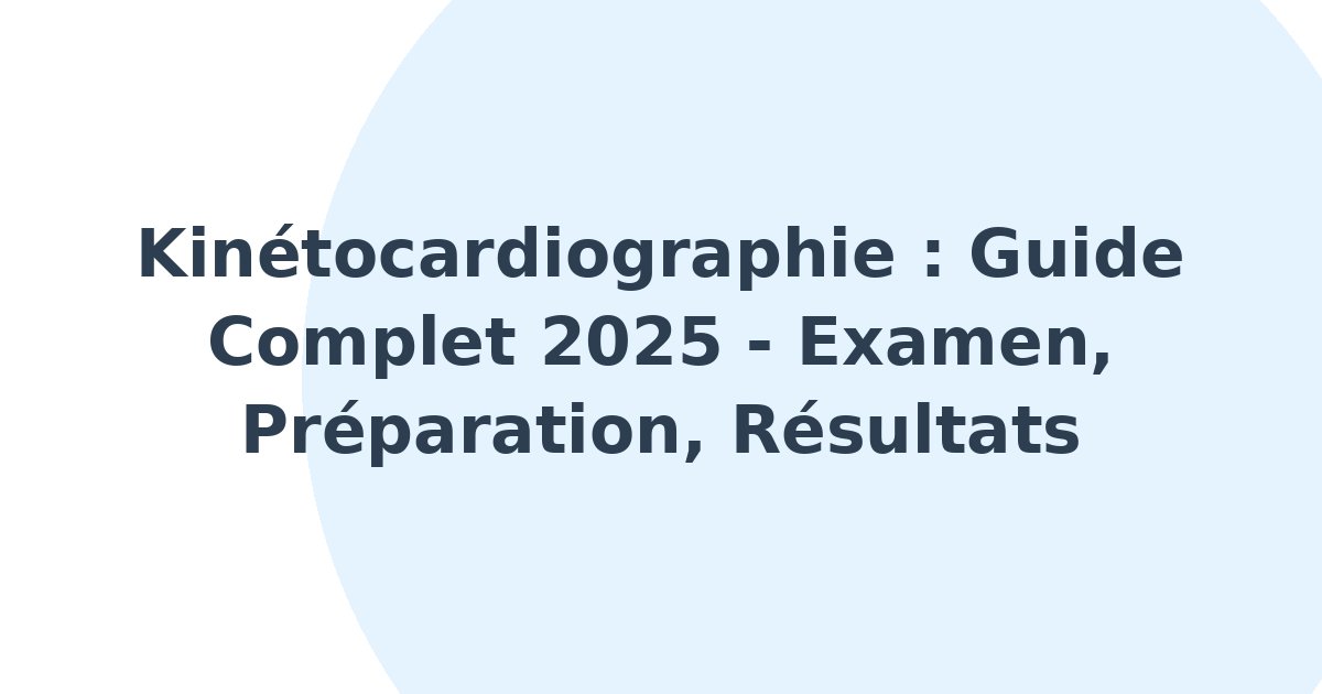 Kinétocardiographie