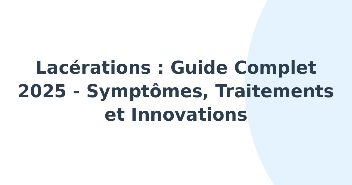 Lacérations