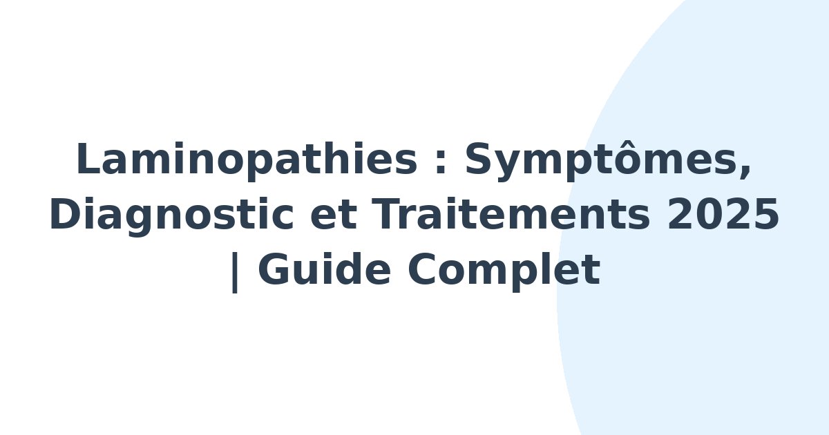 Laminopathies