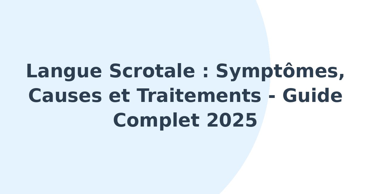 Langue scrotale