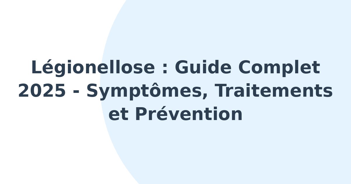 Légionellose