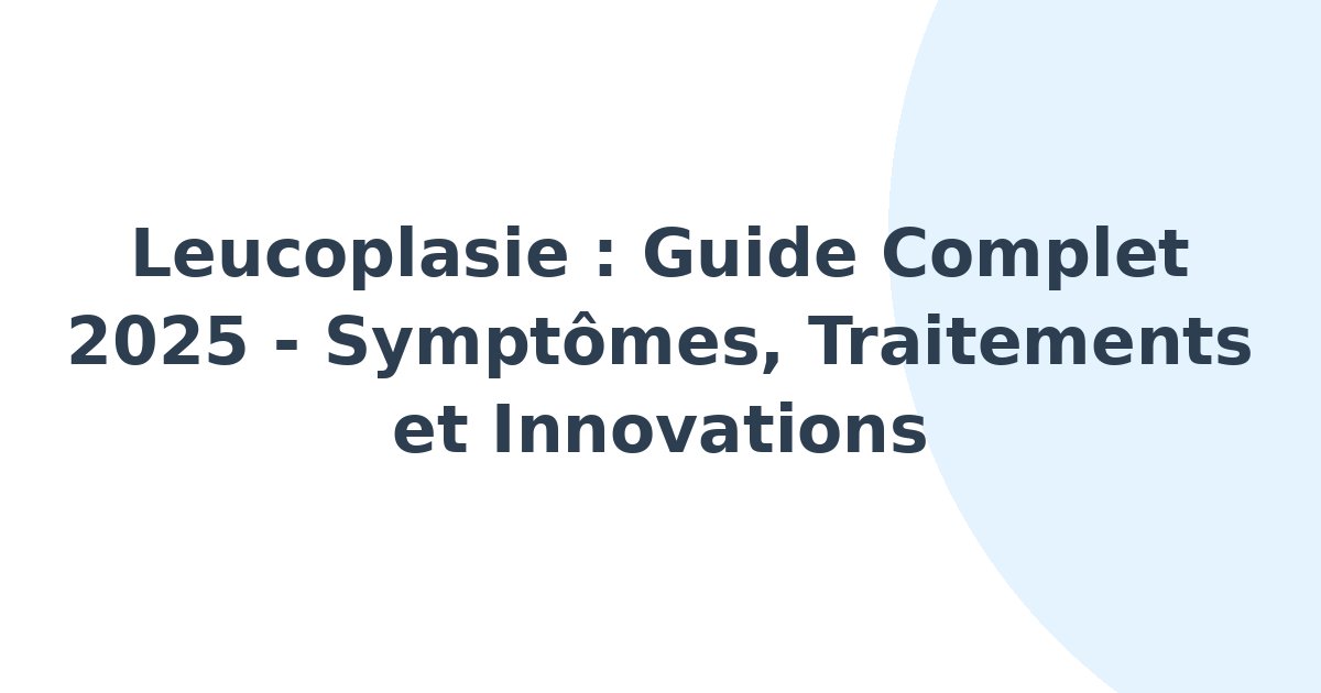 Leucoplasie