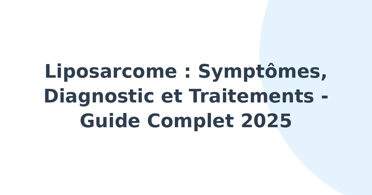 Liposarcome