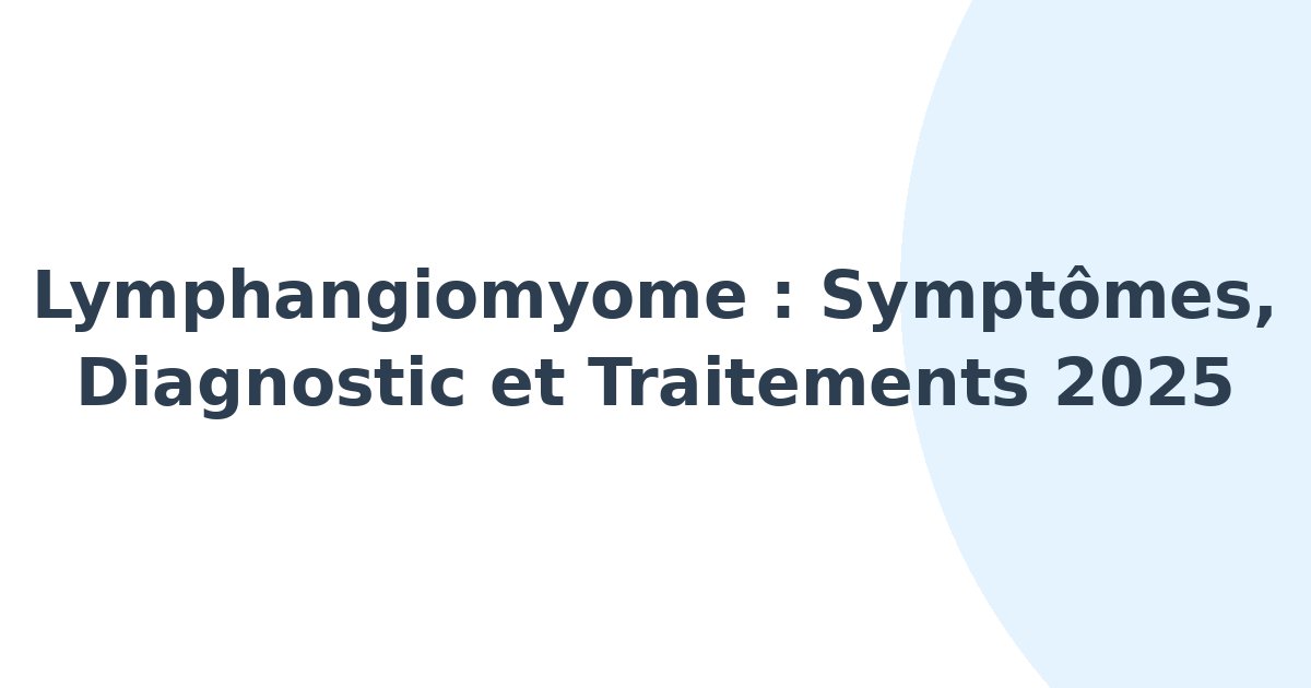 Lymphangiomyome