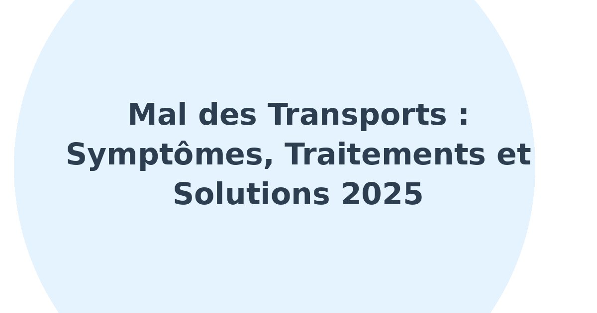 Mal des transports