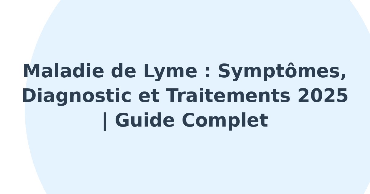 Maladie de Lyme