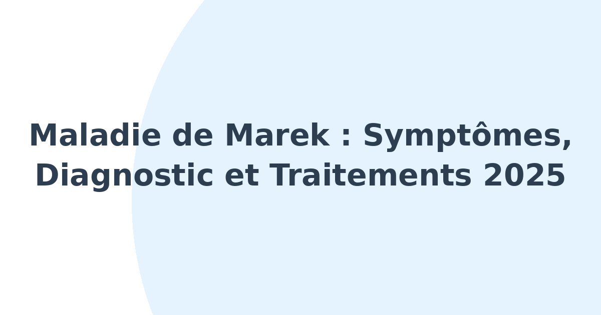 Maladie de Marek
