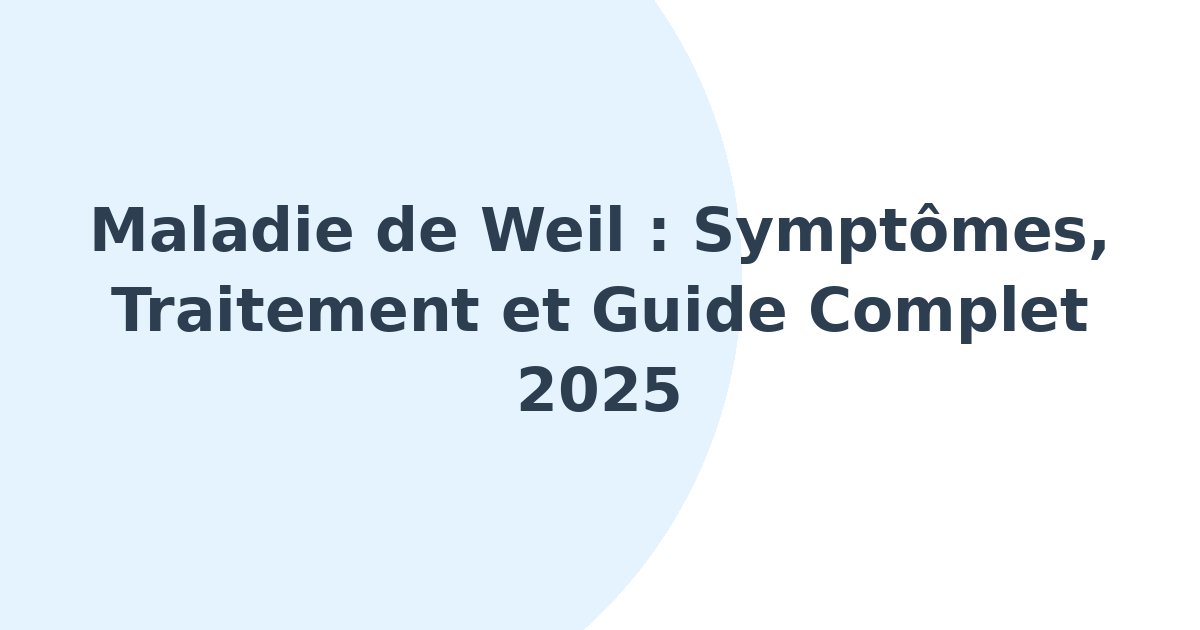Maladie de Weil