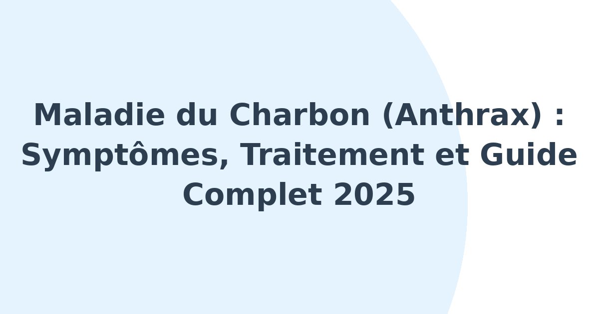 Maladie du charbon