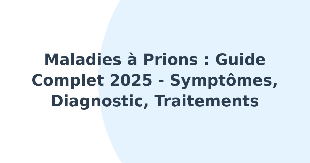 Maladies à prions