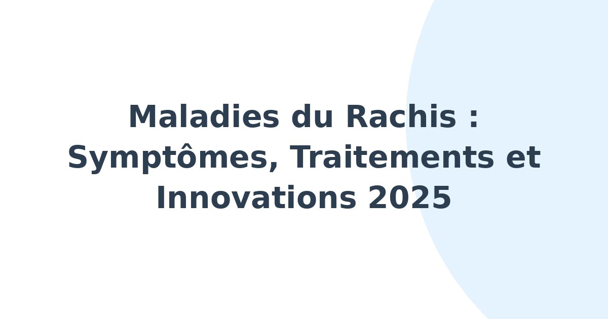Maladies du rachis