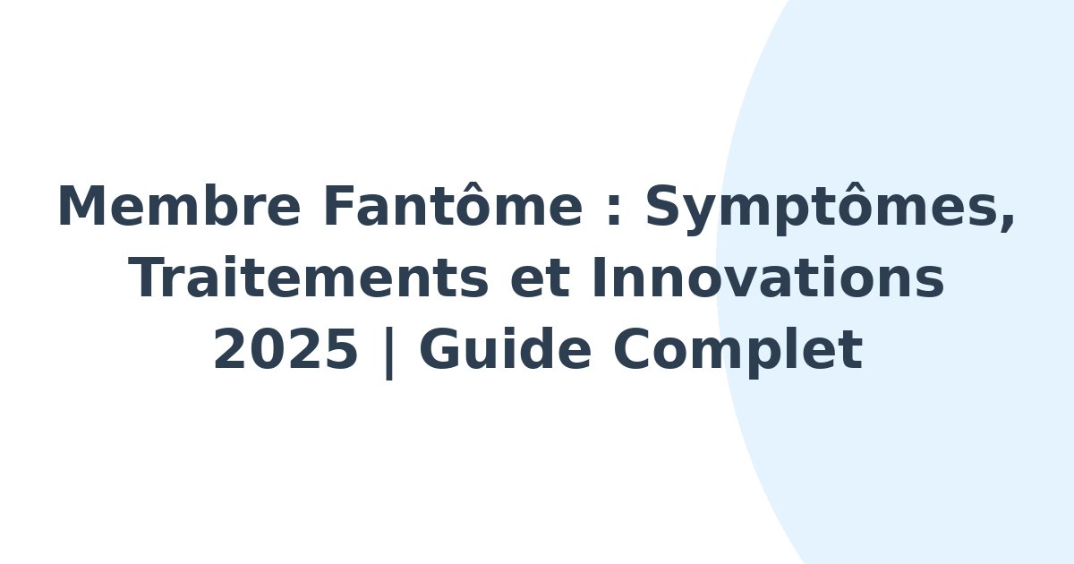 Membre fantôme