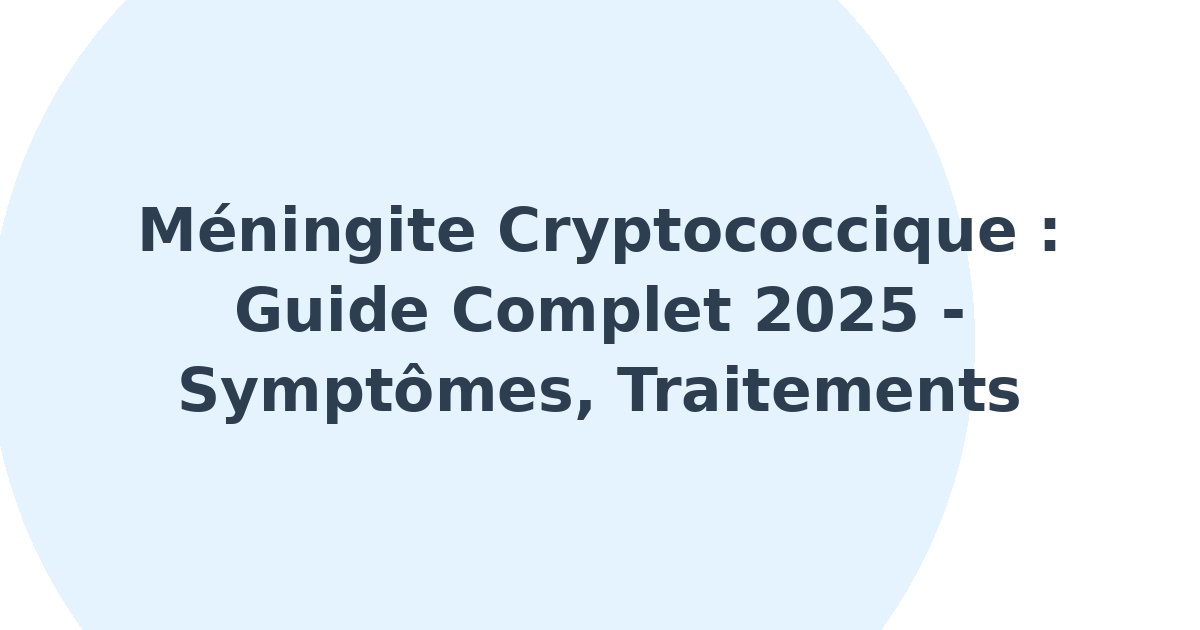 Méningite cryptococcique