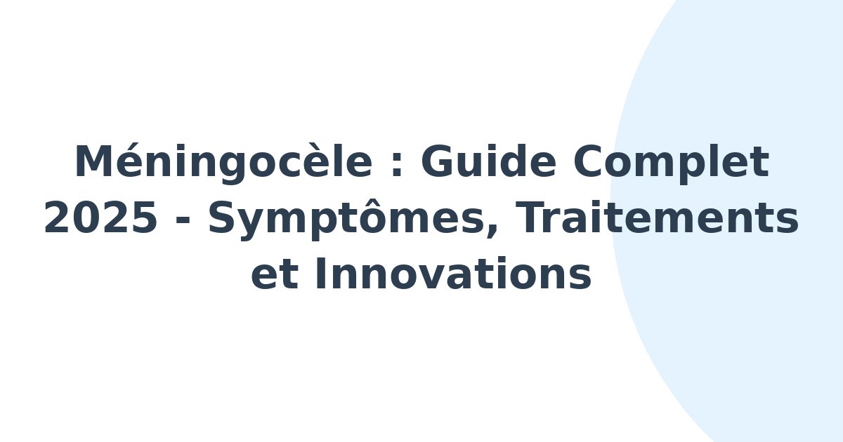 Méningocèle