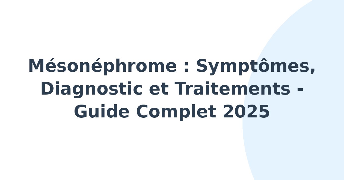 Mésonéphrome