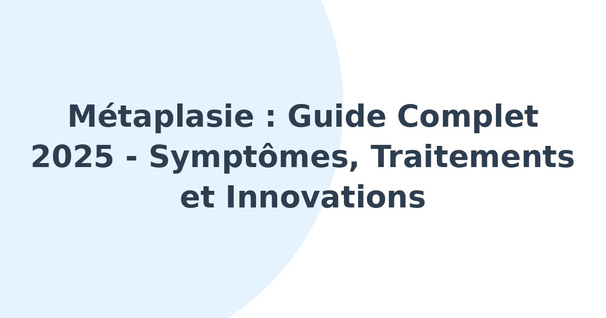 Métaplasie