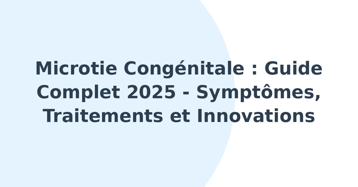 Microtie congénitale