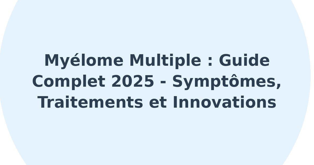 Myélome multiple