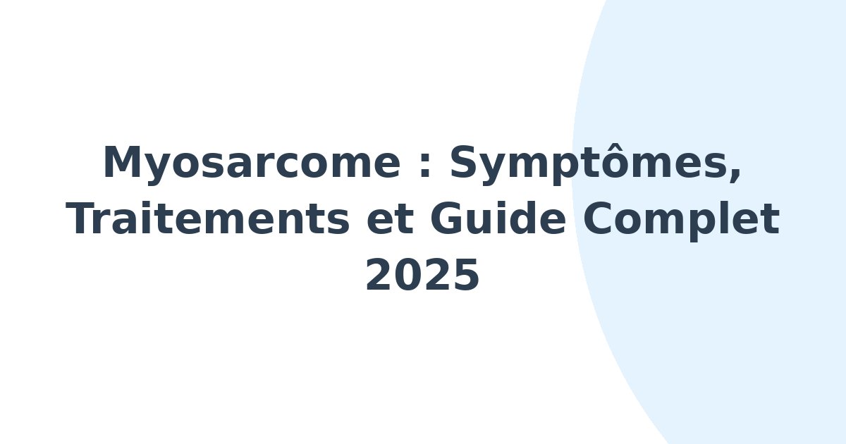 Myosarcome