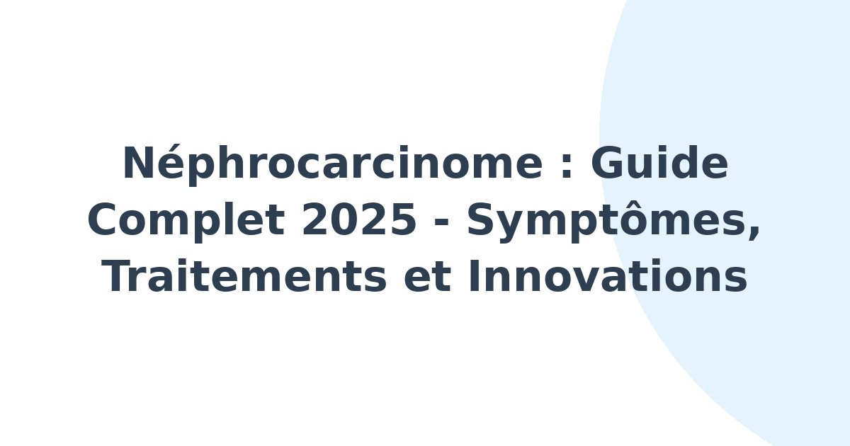Néphrocarcinome