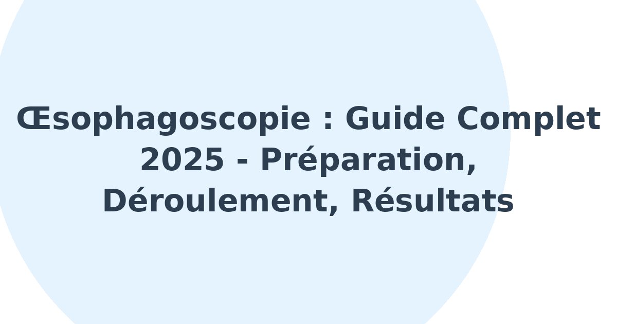 Oesophagoscopie