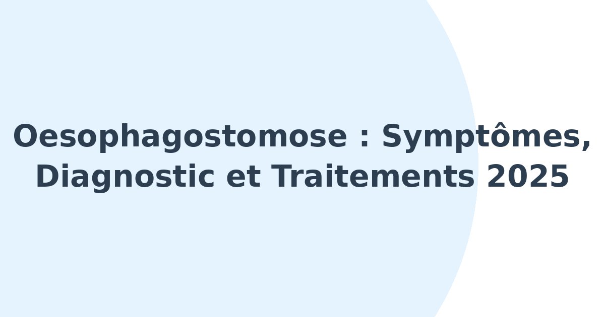 Oesophagostomose
