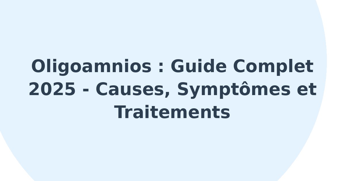 Oligoamnios