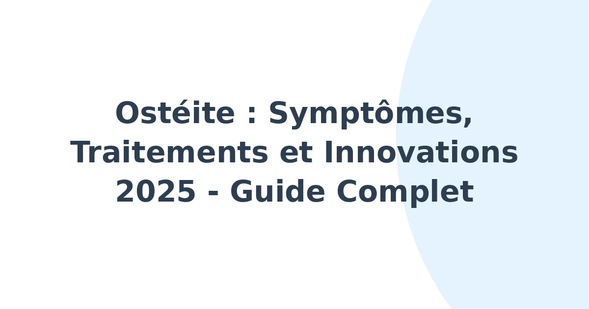 Ostéite