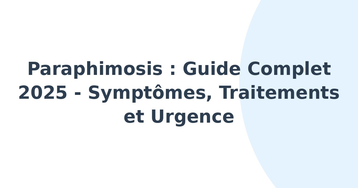 Paraphimosis