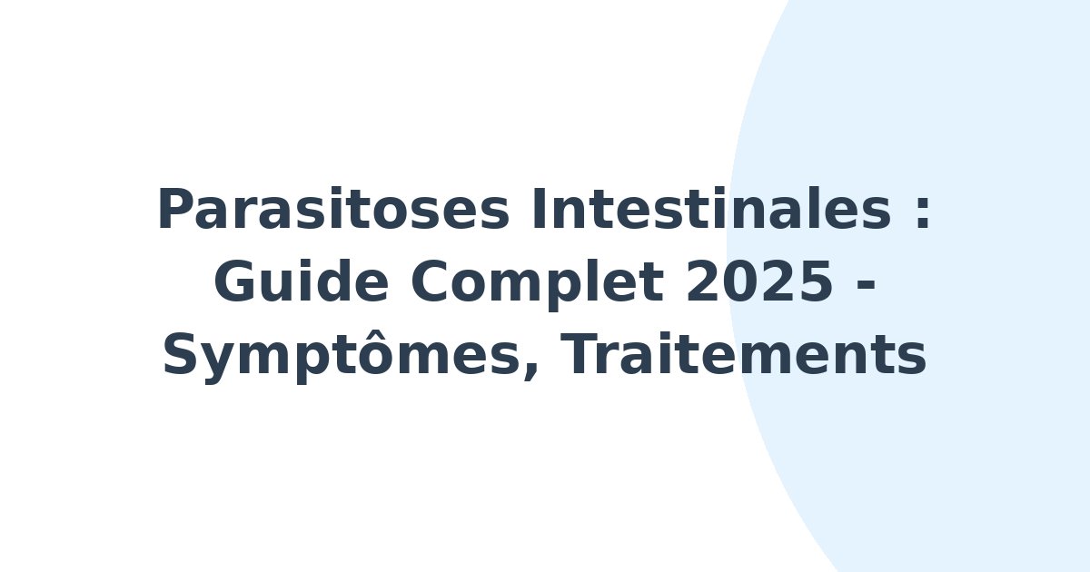 Parasitoses intestinales