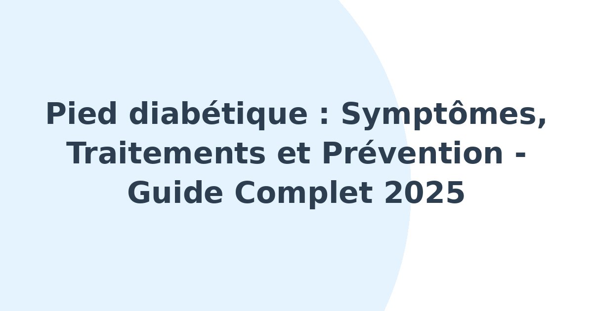 Pied diabétique