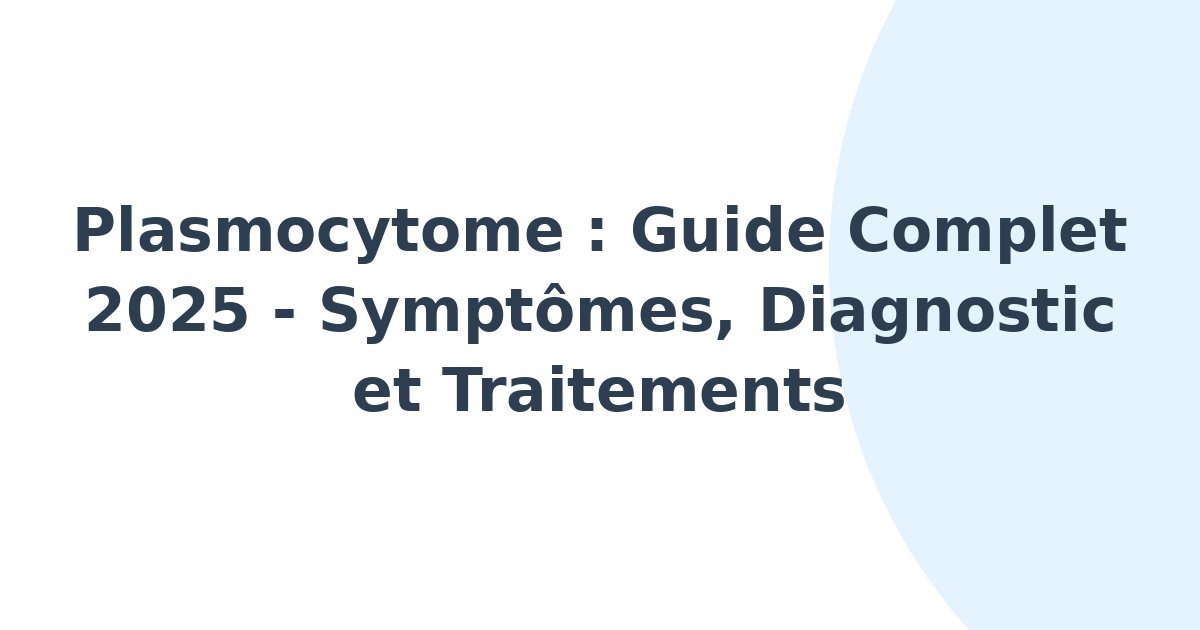 Plasmocytome