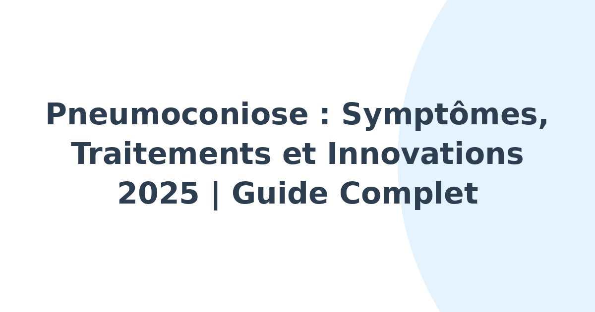Pneumoconiose